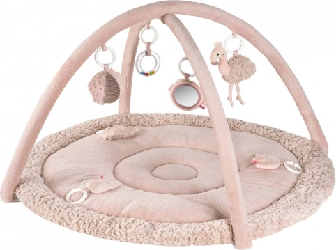 Tappeto gioco attivo 3D fenicottero rosa