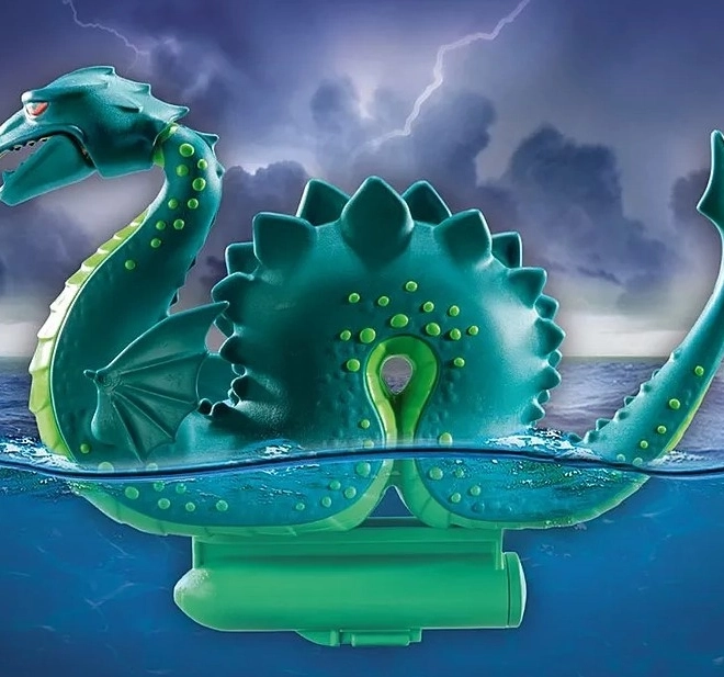 Ensemble de figurines Mon Viking et le serpent de mer