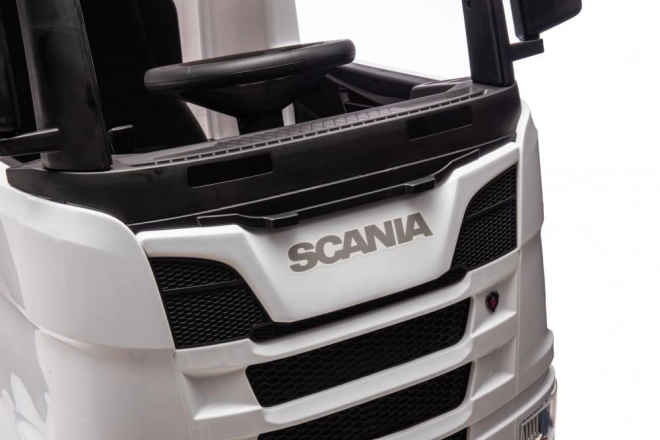 Scania Powered Ride-On Truck 4x4 White