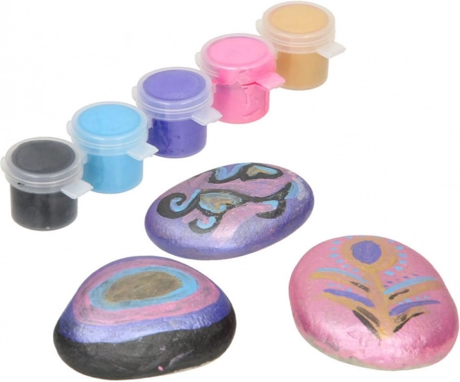 Set di Pittura GRAFIX: Pietre Metalliche e Scintillanti