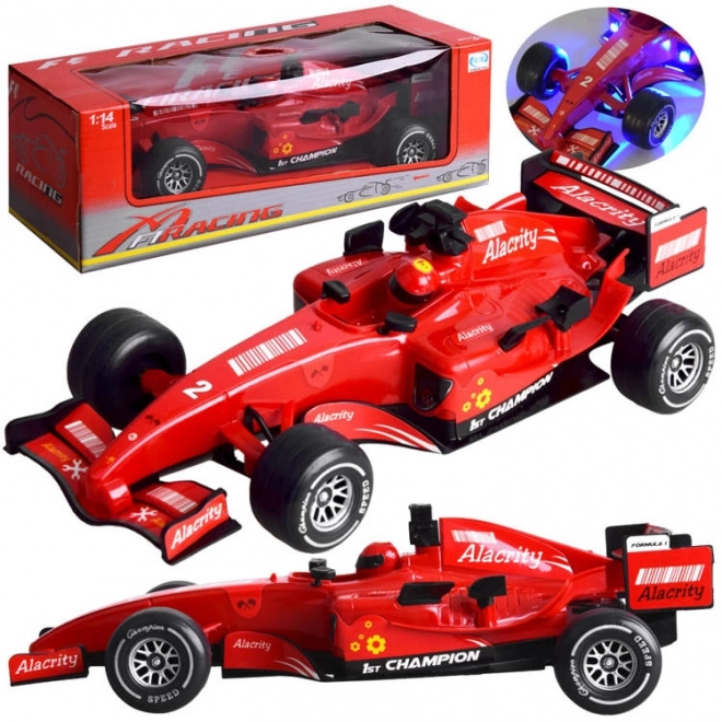 Racing Formula Car with Sound and Light Effects – Red