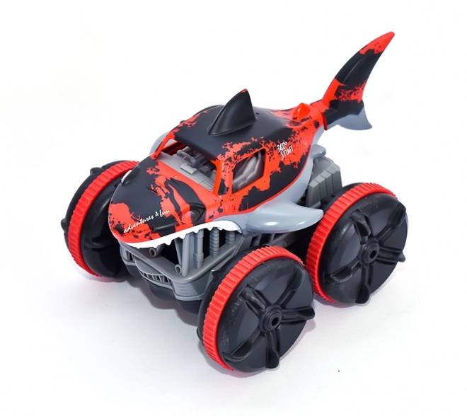 Amphibious Shark Remote Control Car - Red