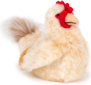 Plush Sitting Hen 23 cm