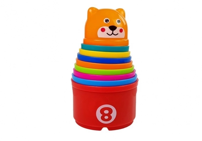 Stacking Cups for Babies with Numbers