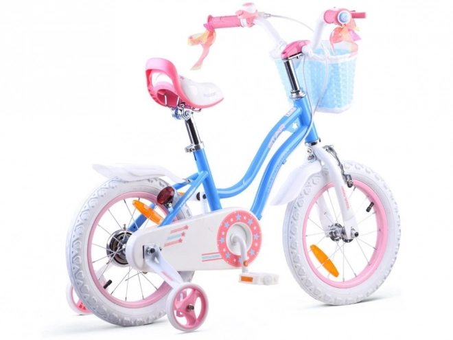 Blue Star Girl Kids Bicycle 14"