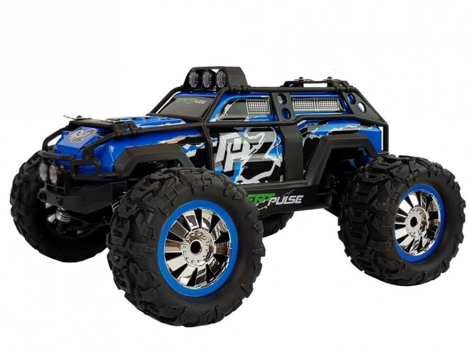 Blue Remote-Controlled Racing Car