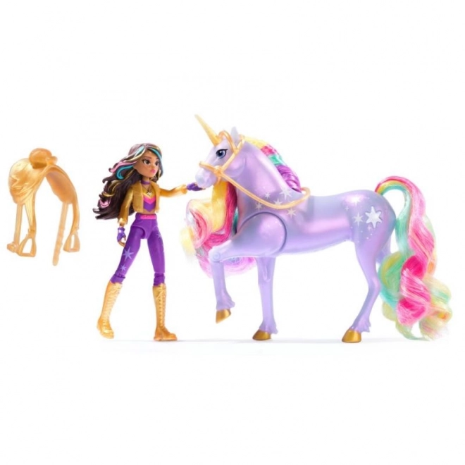 Unicorn Academy Light-Up Unicorn and Sophia Figure 11cm