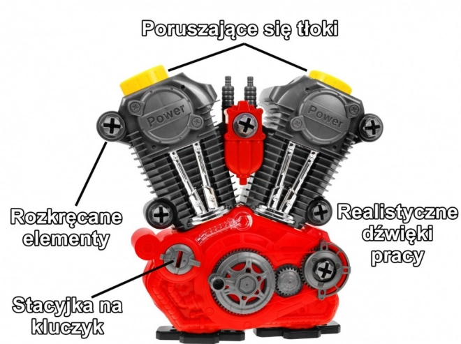 Interactive Toy Car Engine for Kids