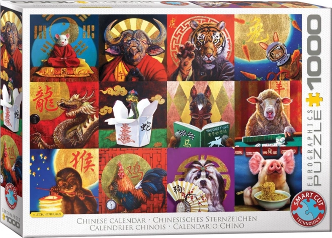 Eurographics Chinese Calendar Puzzle 1000 Pieces