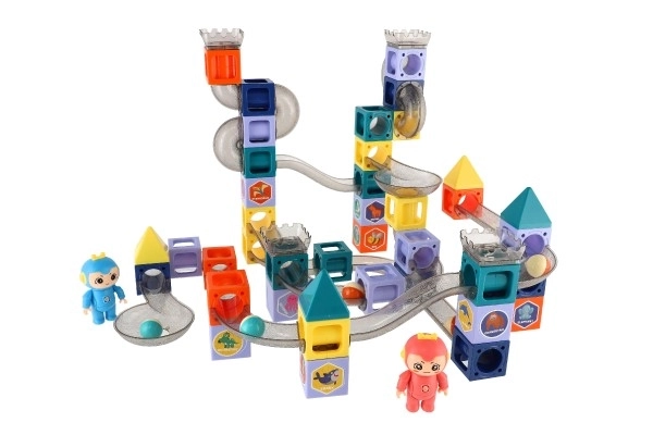 Magnetic Marble Run with Figurines