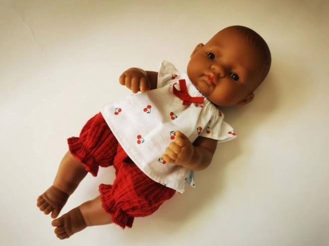 Muslin Doll Set 32 cm Cherries