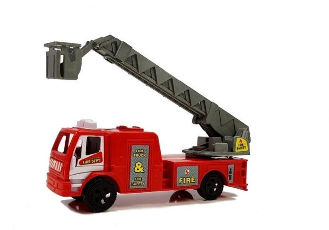 Fire Station Vehicle Set with Helicopter and Motorcycle