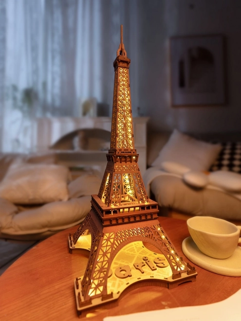 3D Wooden Puzzle of the Eiffel Tower by Rolife