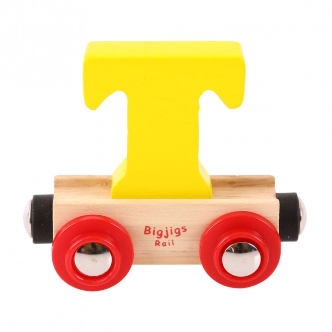 Wooden Train Wagon T Shape