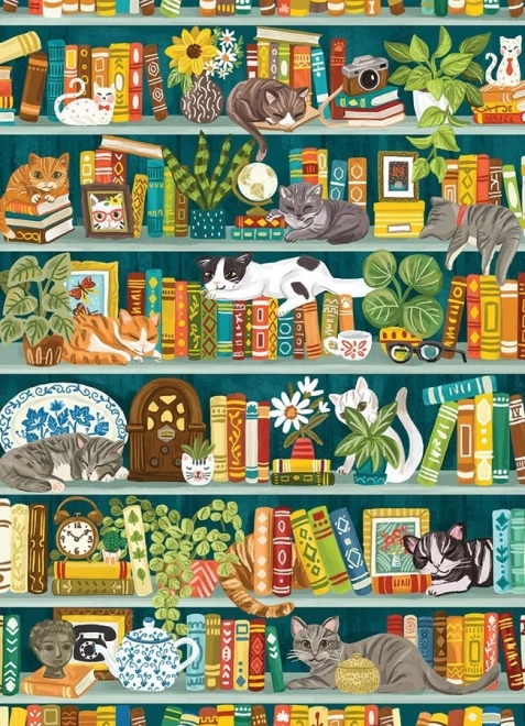 Puzzle COBBLE HILL Perfektes Katzenzimmer – 1000 Teile