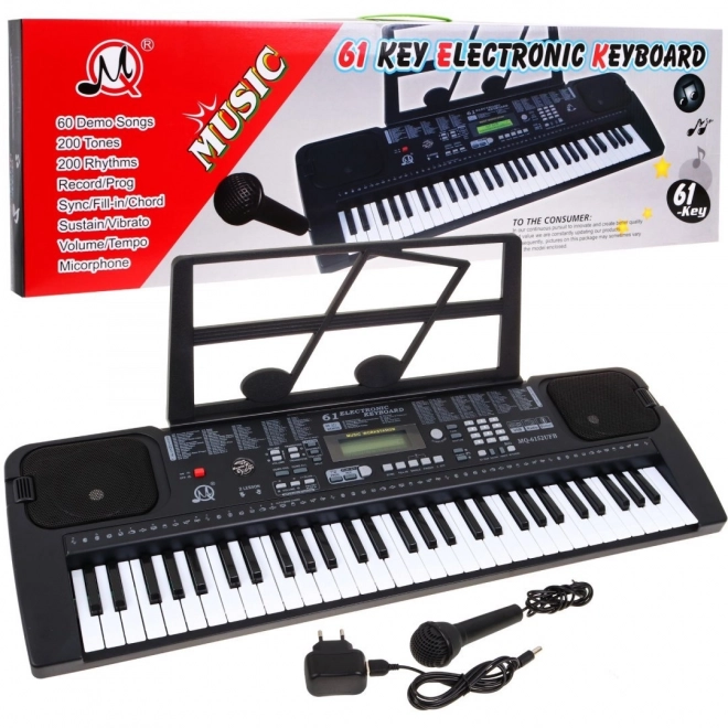 Children's Musical Keyboard with Microphone 5+