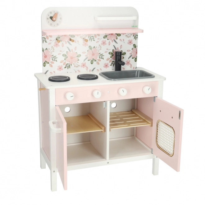 Wooden Play Kitchen Set by Lulilo