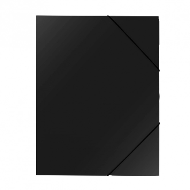 Classic Black Elastic A4 Folder