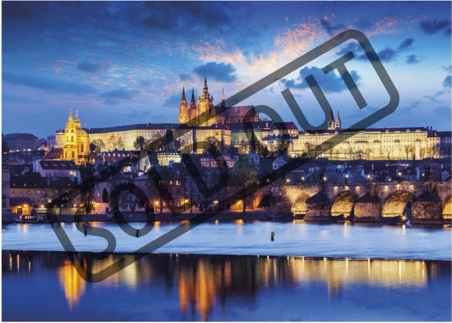 Prague Castle Glow-in-the-Dark Neon Puzzle