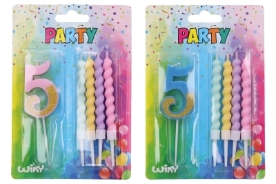 Party Candle Set for Celebrations