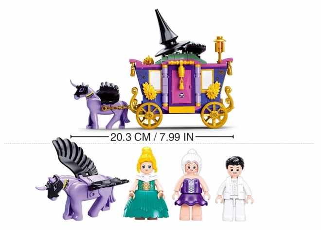 Sluban Girls Dream Magical Unicorn Carriage