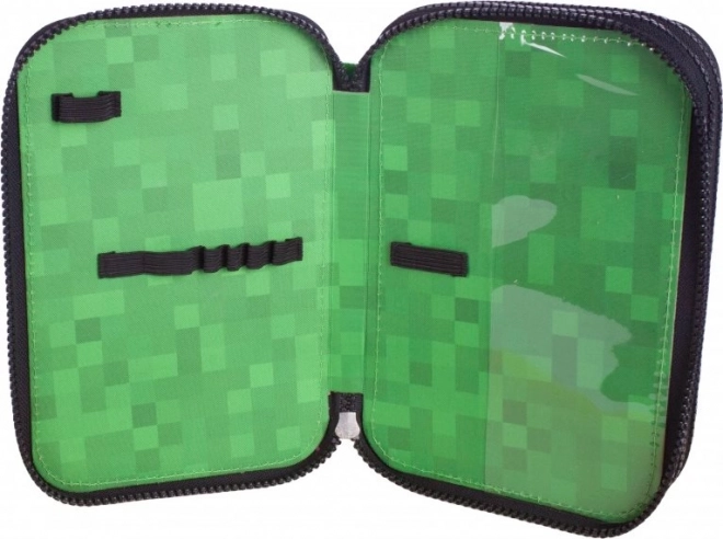 Trousse scolaire Minecraft Alex et Steve trois étages