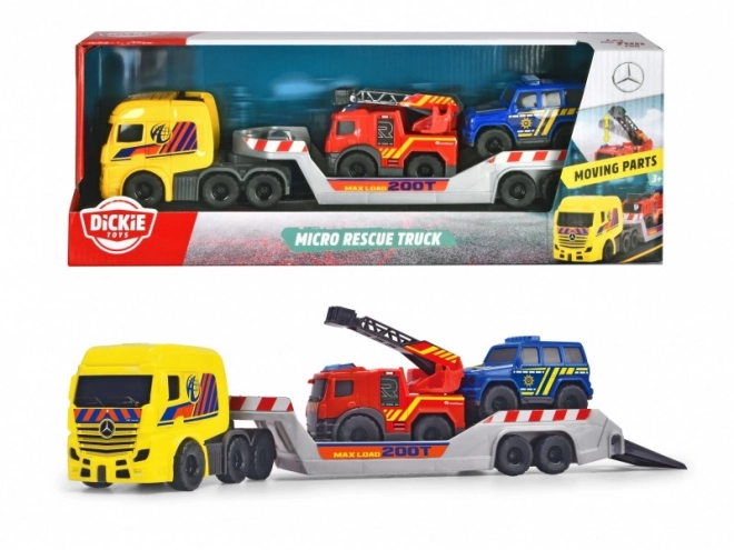 Dickie Toys SOS Mini Tow Truck with Vehicles