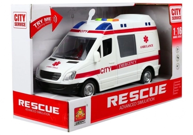 ambulance toy car with lights and sounds