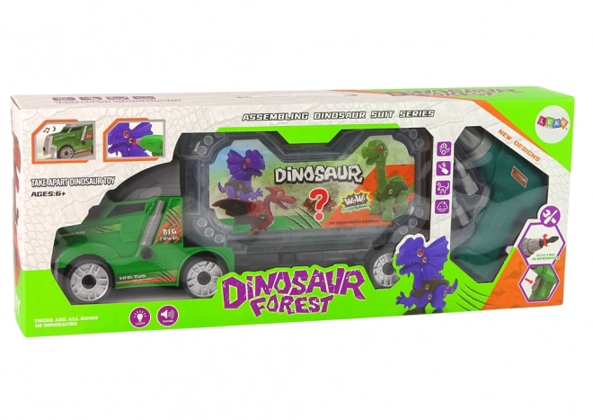 Dinosaur Truck DIY Set with Drill