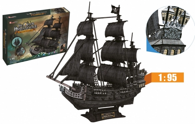 3D Puzzle Queen Anne's Revenge Pirate Ship