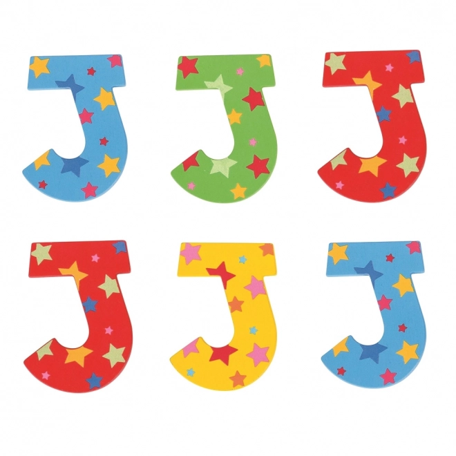 Bigjigs Toys Starry Alphabet Letter J