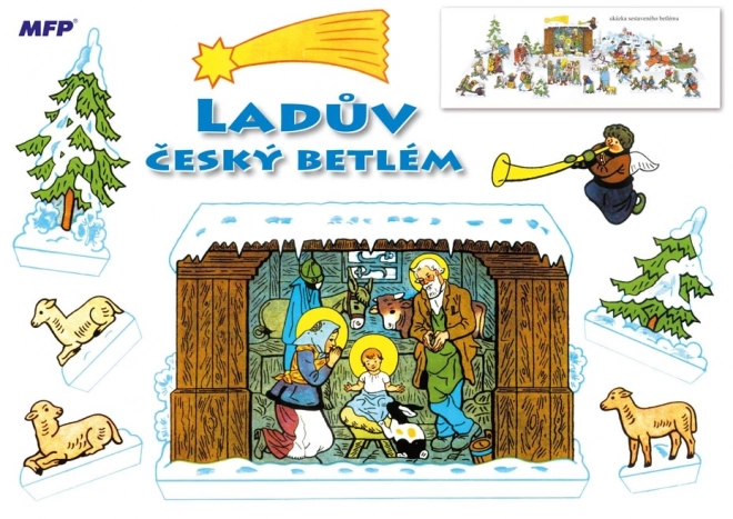 Traditional Czech Bethlehem Paper Craft Set