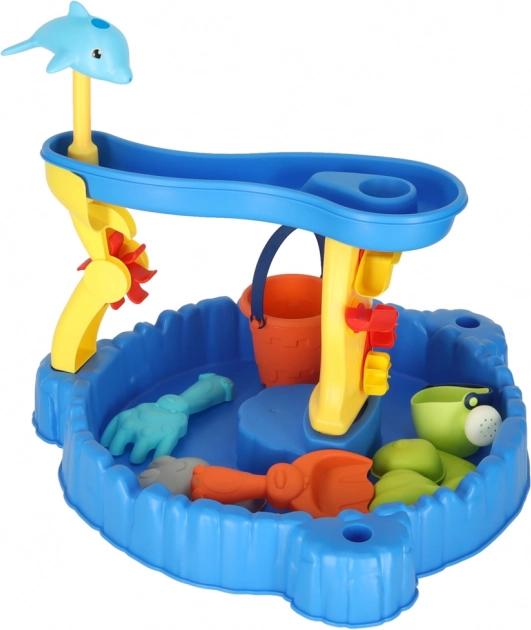 Children's Play Table with Sandbox and Fountain 2-in-1
