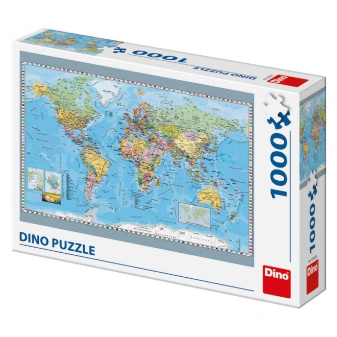 World Map Puzzle 1000 Pieces