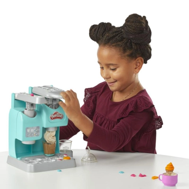 Coffee maker and whipped cream station