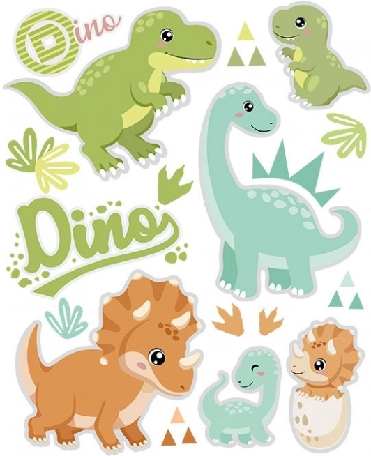 Játékos dinoszaurusz minták minden darabra