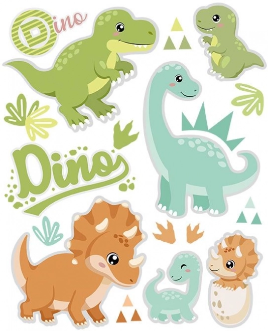 Dinosaur Iron-On Patches Small Sheet