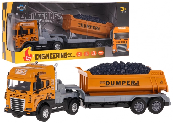 Interactive Construction Dump Truck with Lights and Sounds