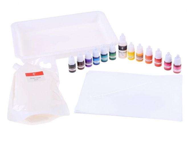 Water Painting Kit with Paints - 12 Colors