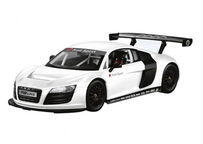 remote controlled audi r8 sports car 1:18 white