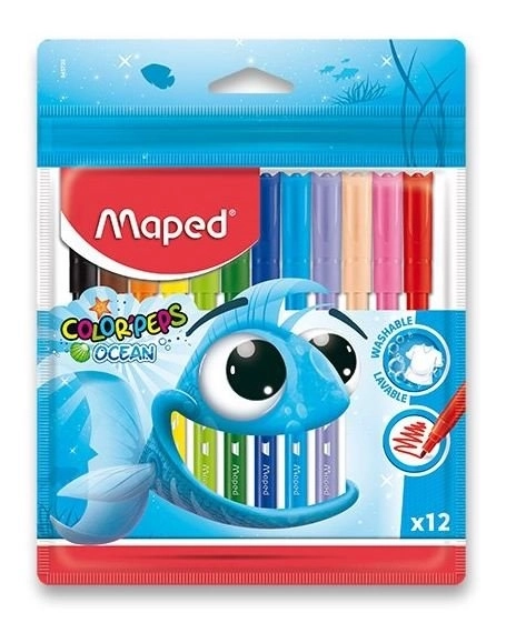 Maped Color'Peps Ocean Washable Markers Set