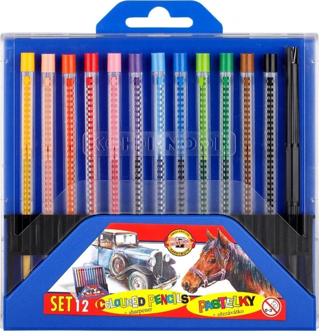 Koh-i-noor Mechanical Colored Pencils 12 pcs - Red