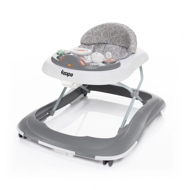 Baby Walker Fiesta in Gray and White