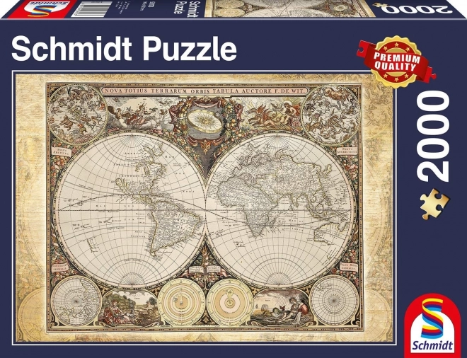 Schmidt Puzzle Historical World Map 2000 Pieces