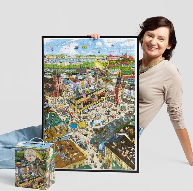 Puzzlove Krakow City Puzzle 1000 Pieces