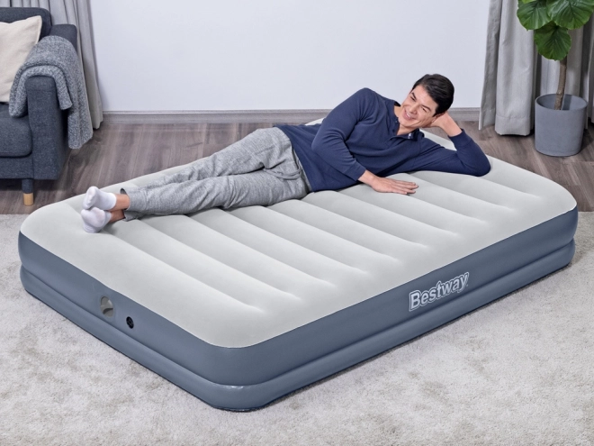 Bestway Inflatable Queen Mattress with Built-In Pump