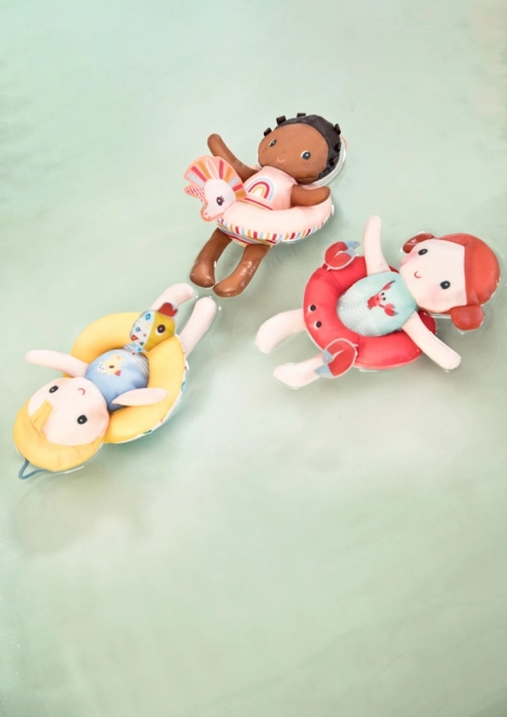 Bath Doll with Crab Float