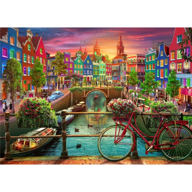 Amsterdam Puzzle 1000 Pieces by Brain Tree