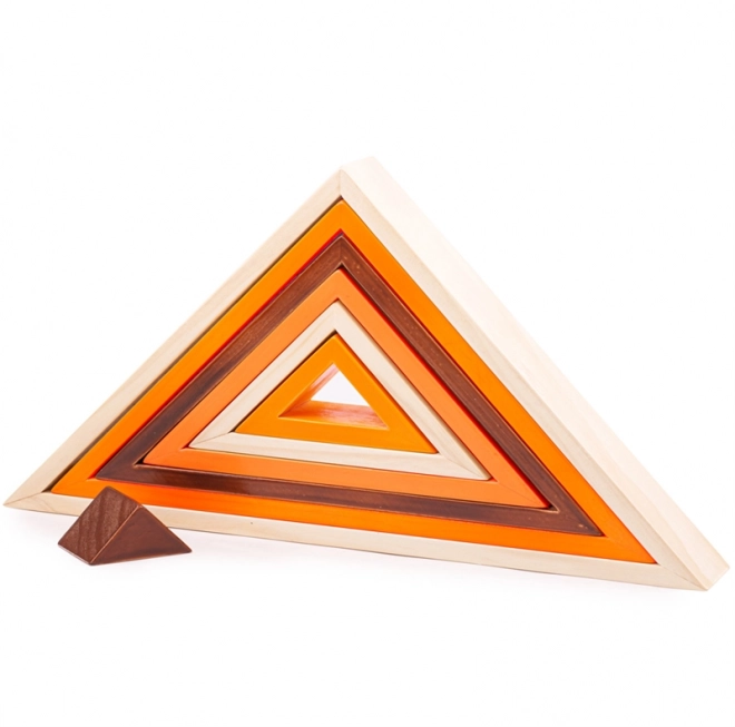 Wooden Stacking Triangles