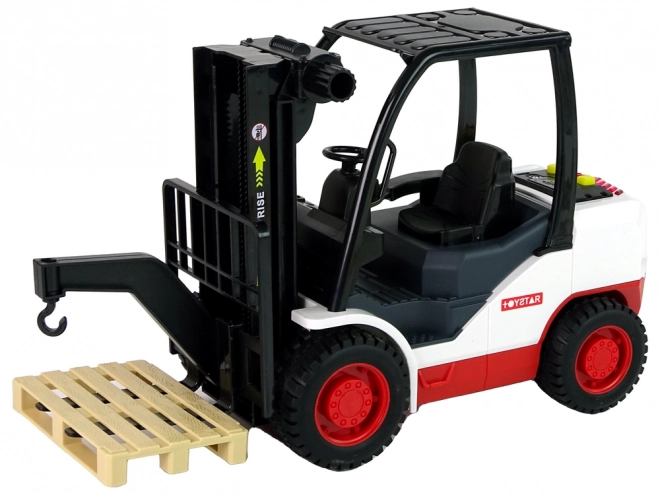 Forklift Toy with Movable Fork and Palette